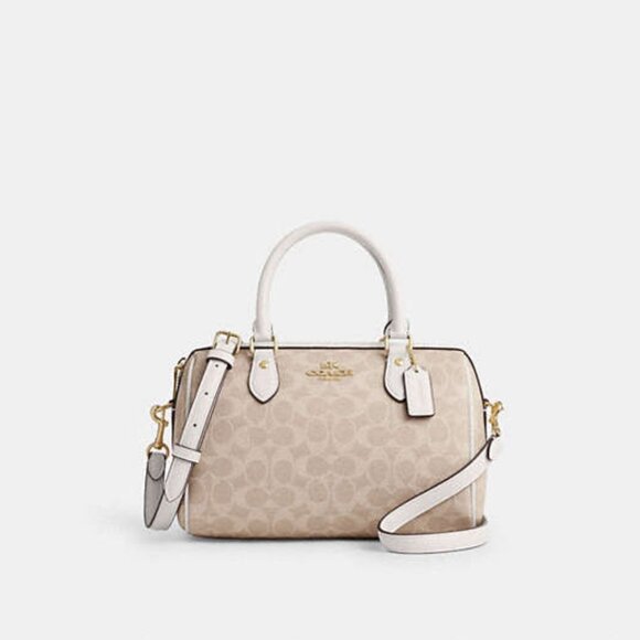 Rowan Satchel Bag In Signature Canvas - Picture 1 of 9